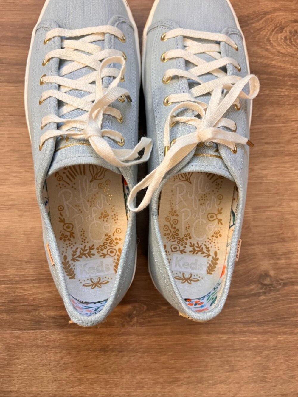 Rifle Paper Co. x Keds Floral Platform Rosalie Sneaker Sz 8 - Picture 6 of 10